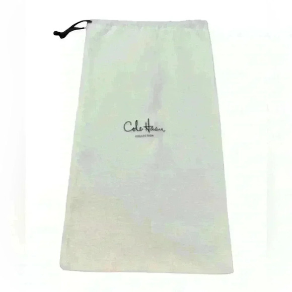 Cole Haan Collection Cream Drawstring Shoe/Handbag Dust Bag 14”x 8” - Picture 1 of 2